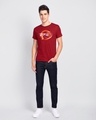 Shop Moraya Half Sleeve T-Shirt Bold Red-Design