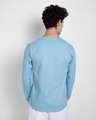 Shop Morning Blue V-Neck Henley T-Shirt-Design