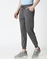 Shop Men's Charcoal Grey Casual Joggers-Design