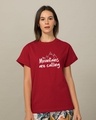 Shop Mountain Calling Boyfriend T-Shirt-Front