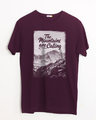 Shop Mountain Travels Half Sleeve T-Shirt-Front
