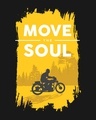 Shop Move The Soul Biker Full Sleeve T-Shirt Black