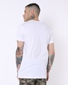Shop Move The Soul Biker Half Sleeve Longline T-Shirt White-Design