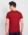 Shop Move The Soul Biker Half Sleeve T-Shirt Bold Red-Design