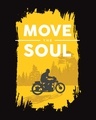 Shop Move The Soul Biker Round Neck Vest Black