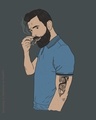 Shop Mr. Beard Man Full Sleeve T-Shirt-Full