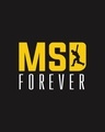 Shop MSD Forever Front-Back Full Sleeve T-Shirt Black