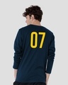Shop MSD Forever Front-Back Full Sleeve T-Shirt Navy Blue-Design