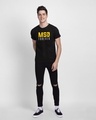 Shop MSD Forever Front-Back Half Sleeve T-Shirt Black-Full