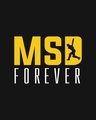 Shop MSD Forever Front-Back Half Sleeve T-Shirt Black