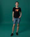 Shop Mtv Wall Basic Round Hem T-Shirt (MTL)-Full