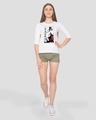 Shop Mulan Face 3/4th Sleeve Slim Fit T-Shirt (DL)-Design