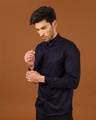 Shop Mulberry Purple Slim Fit Shirt-Design