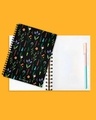 Shop Multicolor Black Floral Notepad-Design