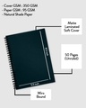 Shop Multicolor Black Floral Notepad-Full