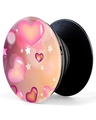 Shop Multicolor Heart with Stars Plastic Popsocket-Front