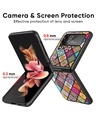 Shop Multicolor Mandala Premium Glass Case for Samsung Galaxy Z Flip4 5G (Shock Proof, Scratch Resistant)