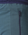 Shop Men's Blue Fashion Collabs Zipper Shorts