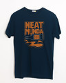 Shop Munda Neat Half Sleeve T-Shirt-Front