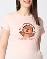 Shop Music Bear Half Sleeve Printed T-Shirt-Front
