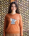 Shop Music Elephant Fleece Sweatshirt-Front