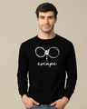 Shop Music Escape Fleece Light Sweatshirt-Front