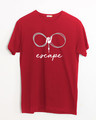 Shop Music Escape Half Sleeve T-Shirt-Front