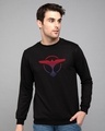 Shop Music Gradient Logo Fleece Light Sweatshirt-Front