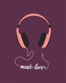 Shop Music Lover - Headphones Half Sleeve T-shirt-Full