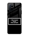 Shop Music Lover Premium Glass Case for OnePlus 8T (Shock Proof, Scratch Resistant)-Front