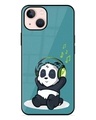 Shop Music Panda Premium Glass Case for Apple Iphone 13 Mini (Shock Proof, Scratch Resistant)-Front