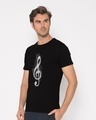 Shop Music Smoke Half Sleeve T-Shirt-Design
