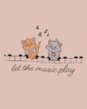 Shop Musical Cats Boyfriend T-Shirt Baby Pink (DL)