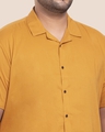 Shop Mustard Plus Size Solid Shirt-JAMES