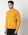Shop Mustard Yellow Fleece Sweatshirt-Design