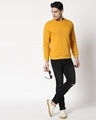 Shop Mustard Yellow Fleece Sweatshirt