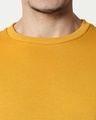 Shop Mustard Yellow Fleece Sweatshirt