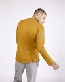 Shop Mustard Yellow Full Sleeve Henley T-Shirt