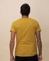 Shop Mustard Yellow Half Sleeve T-Shirt-Design