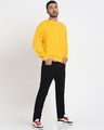 Shop Mustard Yellow Loose Fit Sweatshirt-Full