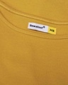 Shop Mustard Yellow Round Neck 3/4th Sleeve T-Shirt
