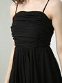 Shop Fit And Flare Black Dress-Full