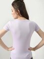 Shop Half Sleeve Ruffled Pocket Women Purple Top-Design