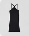 Shop Halter Neck Little Black Dress-Full