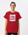 Shop My Own Rules Boyfriend T-Shirt-Front
