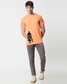 Shop My Ride Half Sleeve T-Shirt Mock Orange -Full
