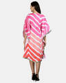 Shop Women's Multi Polyester Printed Full Sleeve V Neck Casual Kaftaan-Design