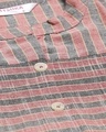 Shop Women's Multicolor Cotton Check 3/4 Sleeve Mandrin Neck Casual Kurta-Full