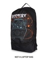 Shop Unisex Black Mystery Inc. Printed Small Backpack-Design