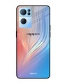 Shop Mystic Aurora Printed Premium Glass Cover for Oppo Reno 7 Pro 5G (Shock Proof, Lightweight)-Front